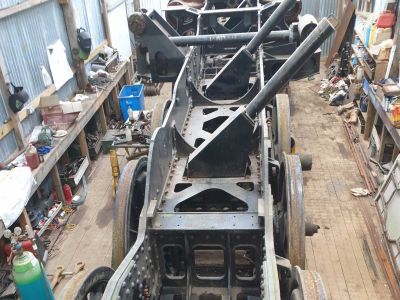 9F 92207 Morning Star - rolling chassis