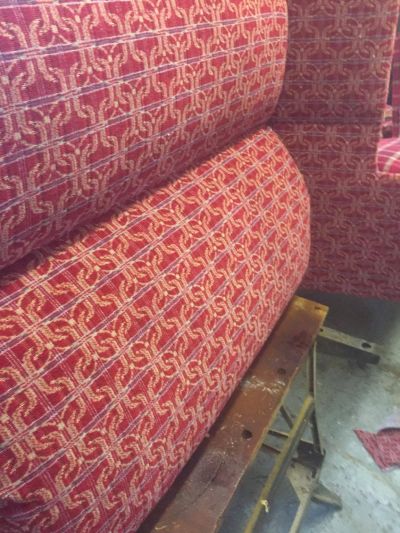 Reupholstered seats