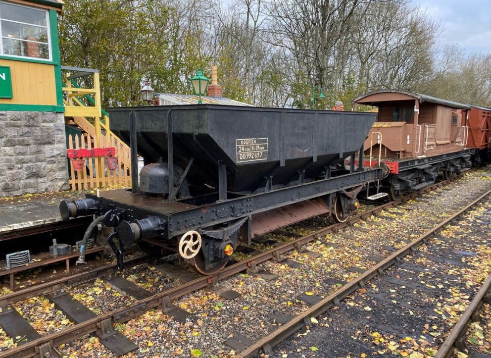 The railways second Dogfish after cleaning and ready to be painted
