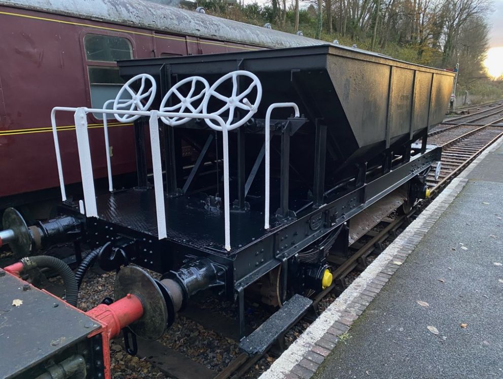 Our second Dogfish wagon looking very smart after being painted.