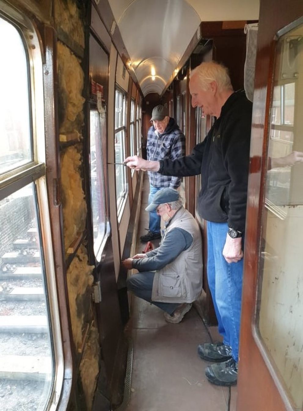 SK Refurbishment - new panels installed and varnished