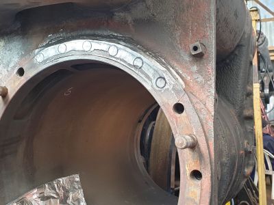 Front of Main Cylinder after Welding