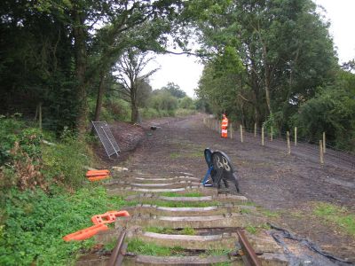 Looking towards newly graded extension 23rd Sept 2012