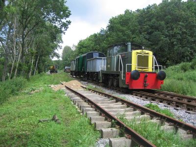 Engineering train supporting work to the Up Line 24th June 2012