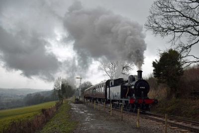 Jinty 47406 on the latest track extension 11 03 2018 - location Hunt Crossing
