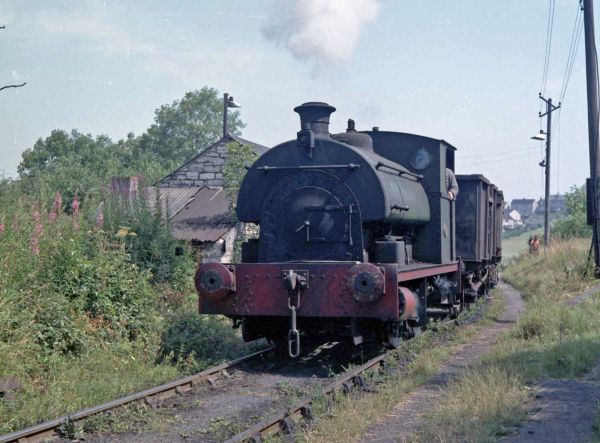 Kilmersdon passing colliery 1ncline drum shed - 16th July 1969