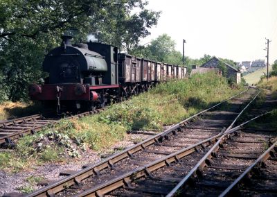 Kilmersdon with empty coal wagons near top of the colliery incline - 16th July 1969