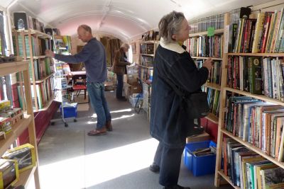 Some of the first customers browsing in the newly opened Emporium - 02 04 22