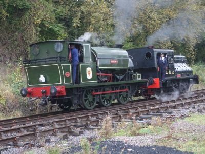Joyce and Austin 1 back down onto their train during End of Season Gala 24th Oct 2021