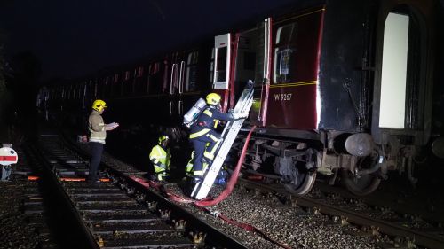 Exercise Train Wreck - Midsomer Norton Station