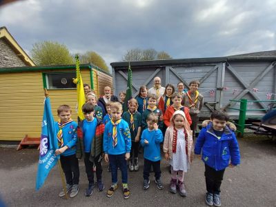 Radstock Scouts at S&D St Georges' day 2023