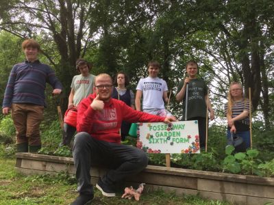 Fosseway Students Grow their own at Midsomer Norton Station