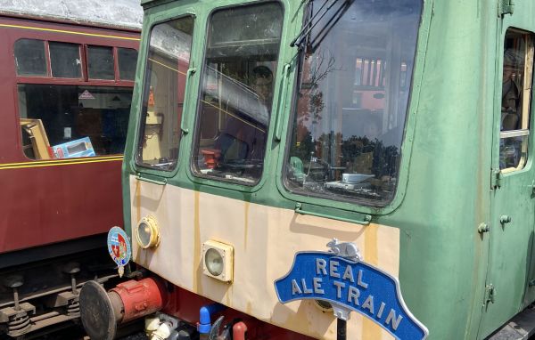 Resident DMU operated the train service during Real Ale & Cider Festival - July 22nd & 23rd 2023