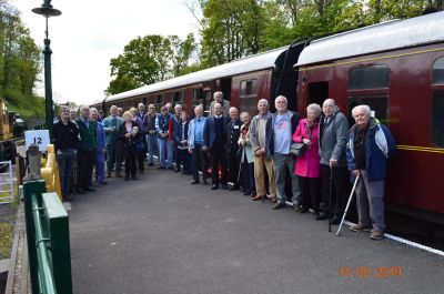 Supporters special train over new extension