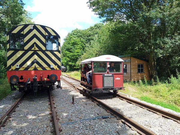 Resident Wickham B40W on Down line during Wickham Weekender event - 9th July 2023 