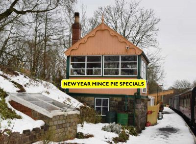 Midsomer Norton Signal Box - wintery scene