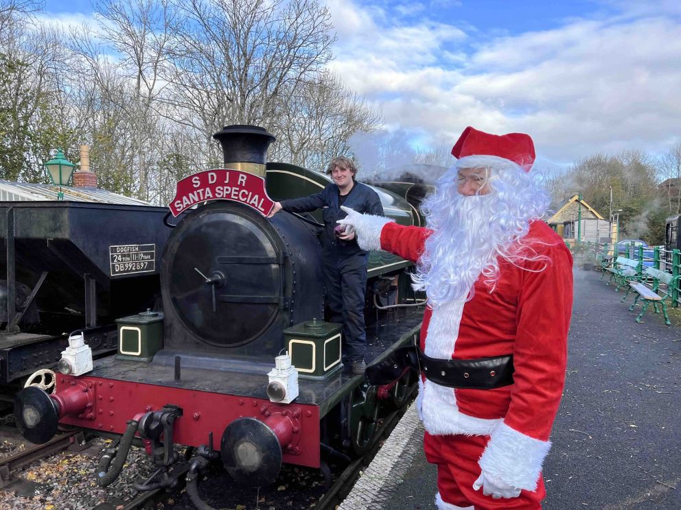 Santa at the Station