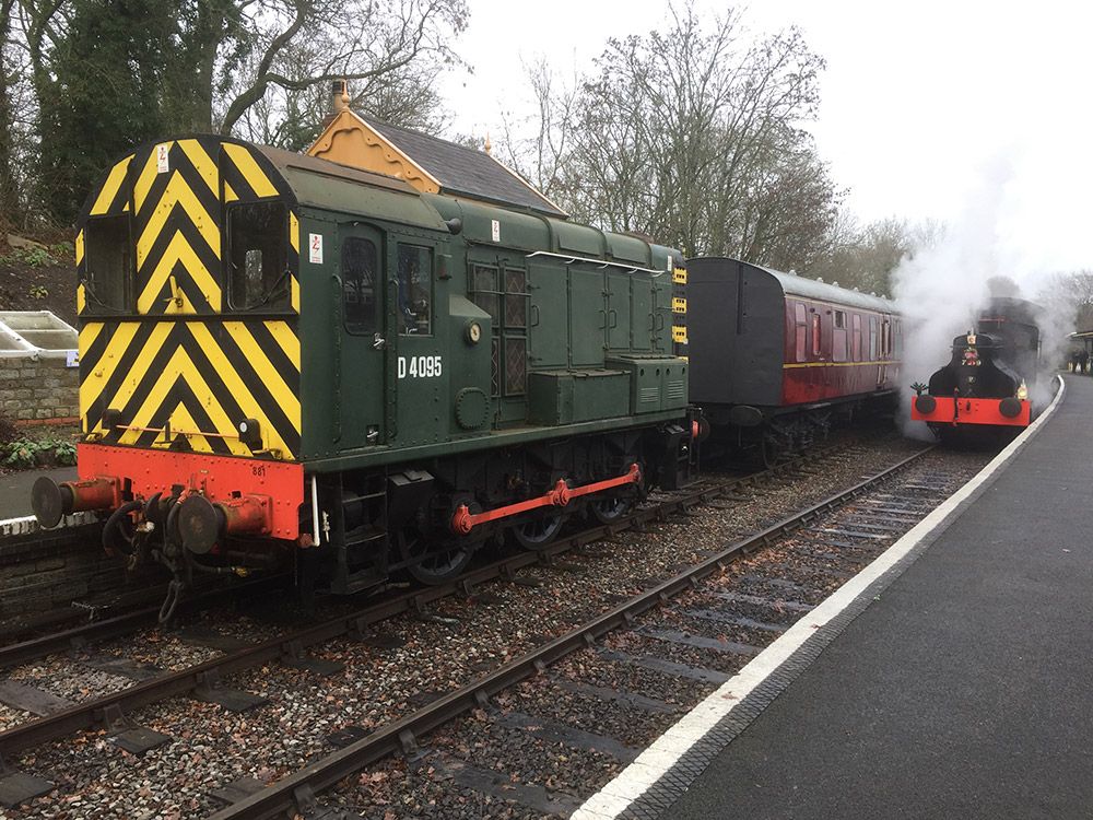 Diesel shunter Class 08 D4095